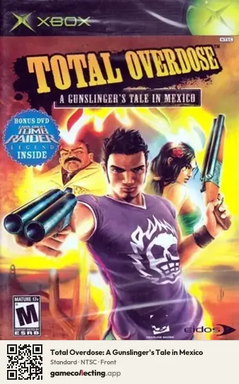Total Overdose: A Gunslinger's Tale in Mexico Xbox, NTSC box front