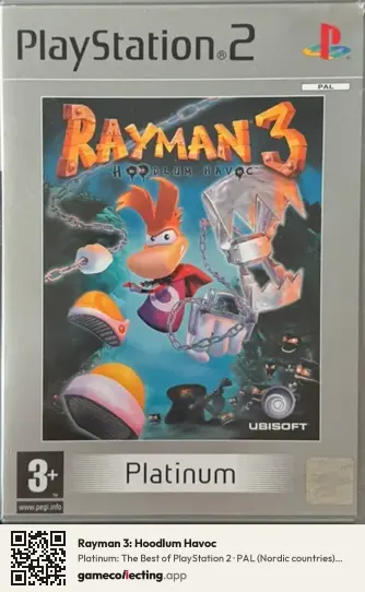 Rayman 3: Hoodlum Havoc PlayStation 2, Nordic countries box front
