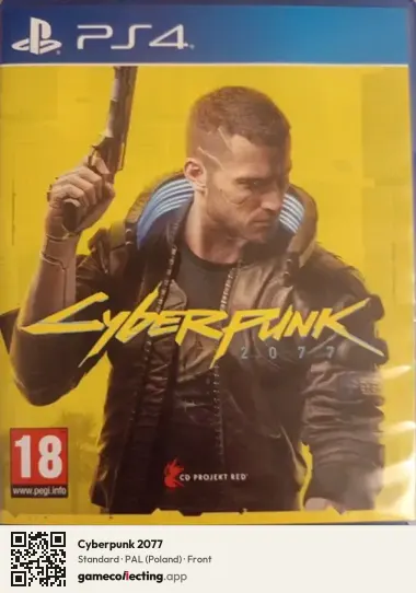 Cyberpunk 2077 PlayStation 4, Poland box front