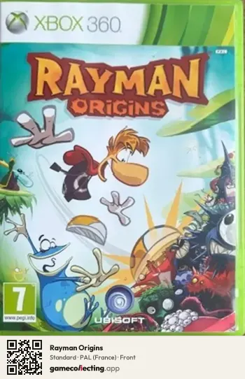 Rayman Origins Xbox 360, France box front