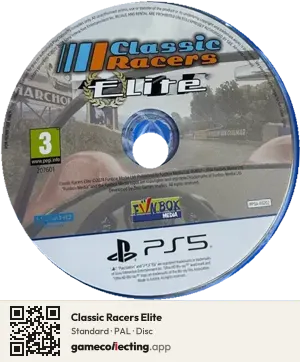Classic Racers Elite PlayStation 5, PAL disc