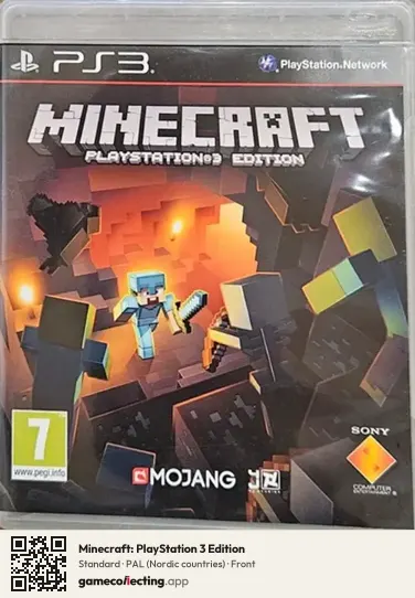 Minecraft: PlayStation 3 Edition PlayStation 3, Nordic countries box front