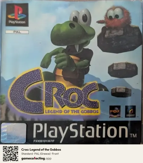 Croc: Legend of the Gobbos PlayStation, Greece box front