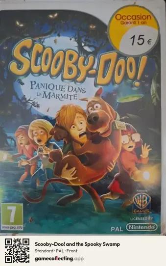 Scooby-Doo! and the Spooky Swamp Nintendo Wii, PAL box front