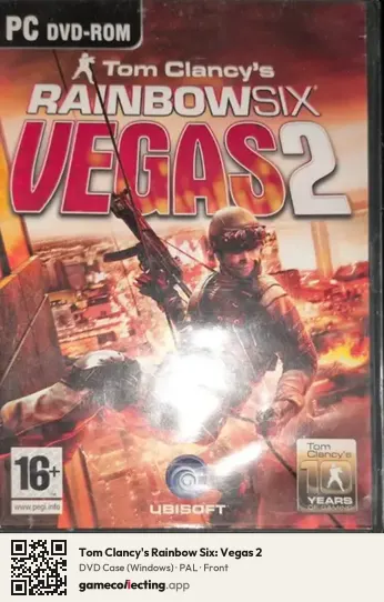 Tom Clancy's Rainbow Six: Vegas 2 Computer, PAL box front