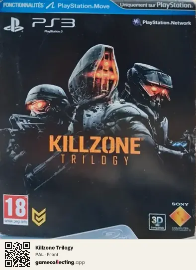Killzone Trilogy PlayStation 3, PAL box front