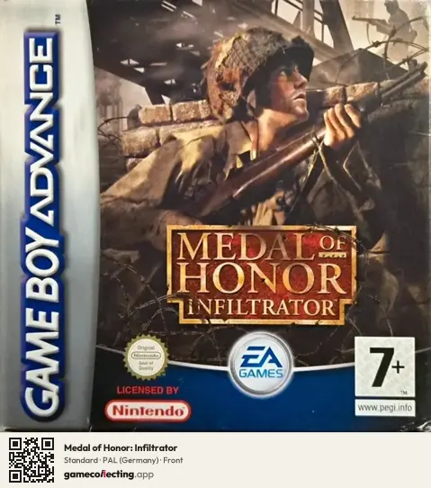 Medal of Honor: Infiltrator Game Boy Advance, Germany box front