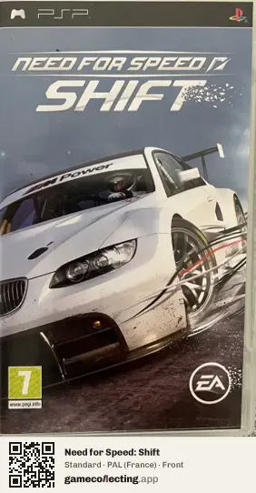Need for Speed: Shift PlayStation Portable, France box front