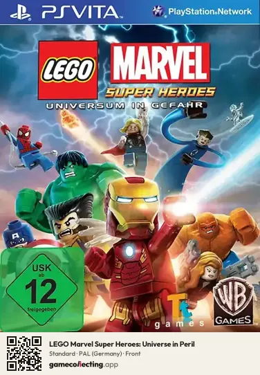 LEGO Marvel Super Heroes: Universe in Peril PlayStation Vita, Germany box front