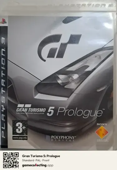 Gran Turismo 5: Prologue PlayStation 3, PAL box front