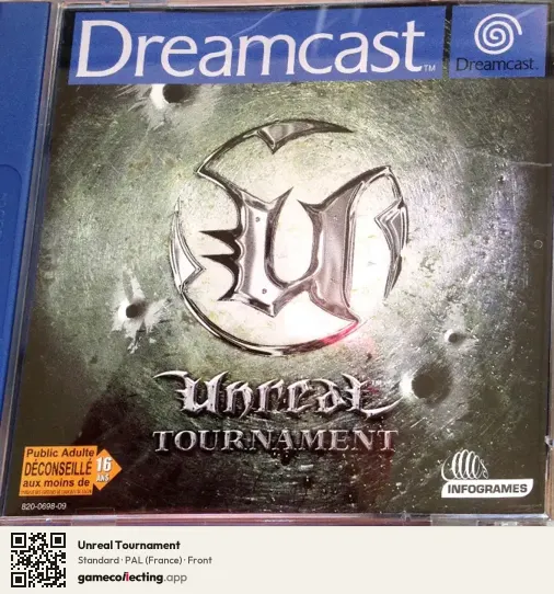 Unreal Tournament Sega Dreamcast, France box front