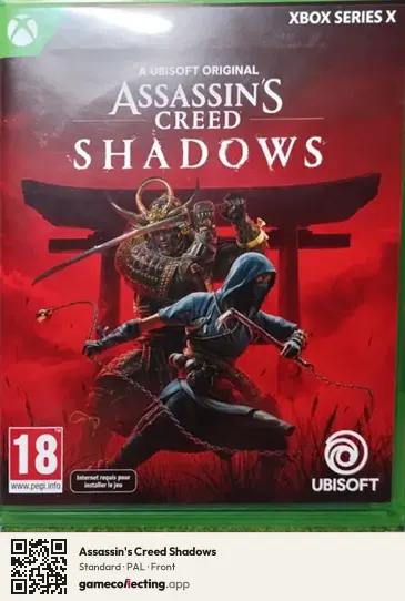 Assassin's Creed Shadows Xbox Series X, PAL box front