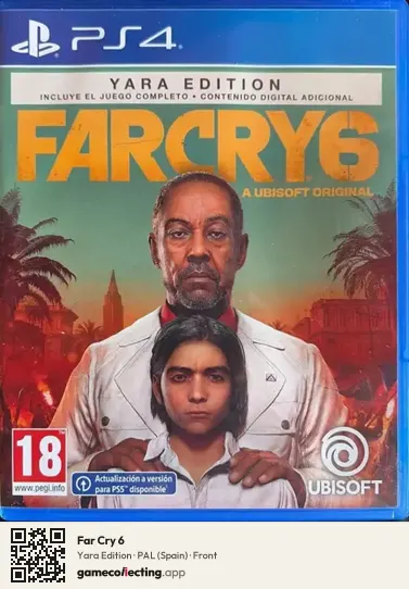 Far Cry 6 PlayStation 4, Spain box front