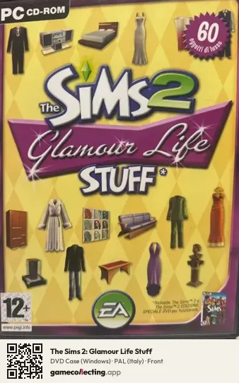 The Sims 2: Glamour Life Stuff Computer, Italy box front