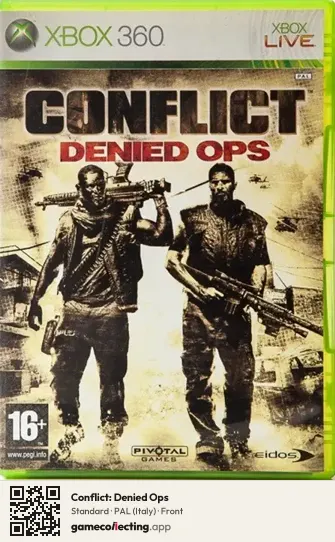 Conflict: Denied Ops Xbox 360, Italy box front
