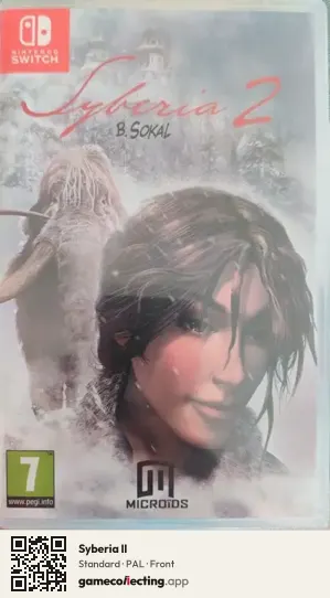 Syberia II Nintendo Switch, PAL box front