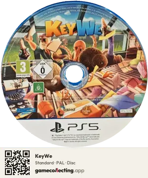 KeyWe PlayStation 5, PAL disc