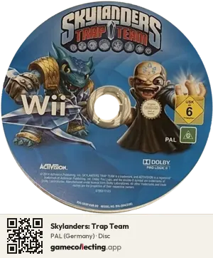 Skylanders: Trap Team Nintendo Wii, PAL disc