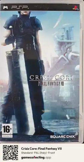 Crisis Core: Final Fantasy VII PlayStation Portable, Italy box front