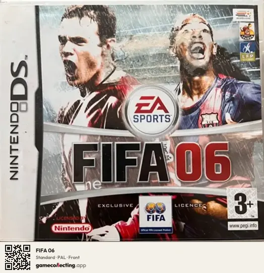 FIFA 06 Nintendo DS, PAL box front