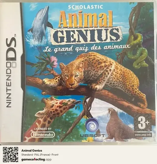 Animal Genius Nintendo DS, France box front