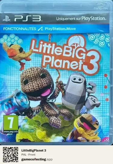 LittleBigPlanet 3 PlayStation 3, PAL box front
