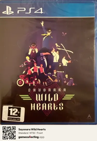 Sayonara Wild Hearts PlayStation 4, NTSC box front