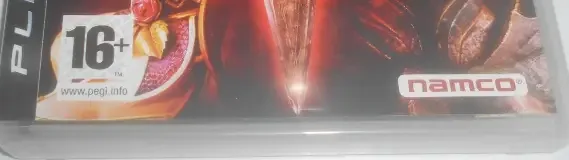 Soulcalibur IV, the PEGI square on its front