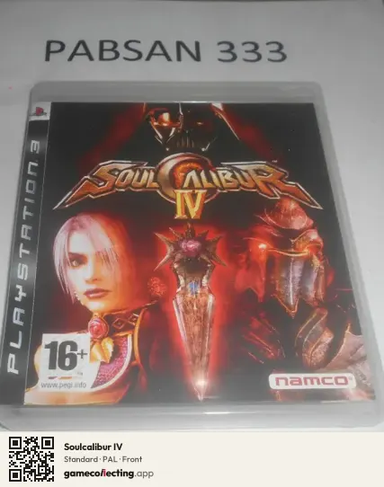 Soulcalibur IV PlayStation 3, PAL box front