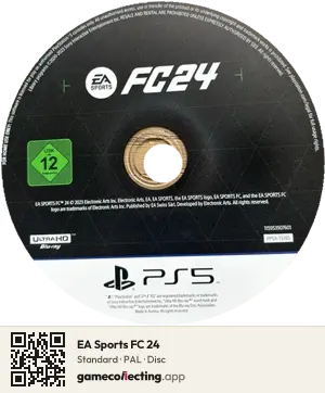 EA Sports FC 24 PlayStation 5, PAL disc