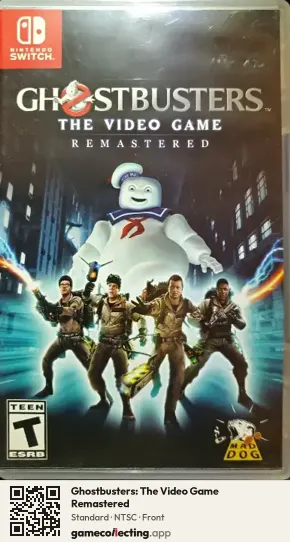 Ghostbusters: The Video Game Remastered Nintendo Switch, NTSC box front