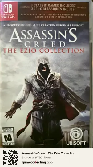 Assassin's Creed: The Ezio Collection Nintendo Switch, NTSC box front