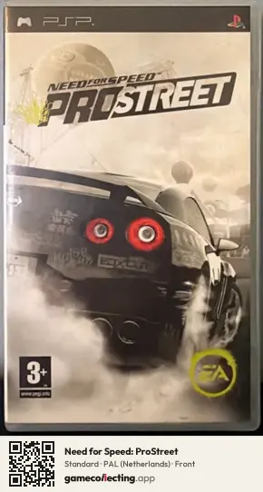 Need for Speed: ProStreet PlayStation Portable, Netherlands box front