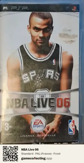 NBA Live 06 PlayStation Portable, France box front
