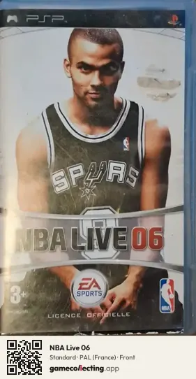 NBA Live 06 PlayStation Portable, France box front