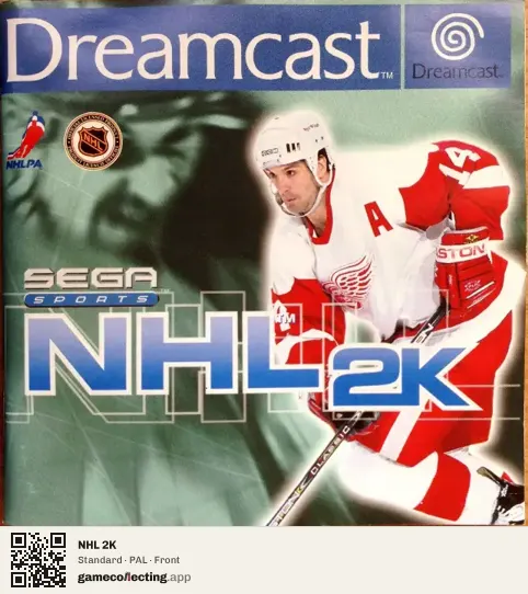 NHL 2K Sega Dreamcast, PAL box front