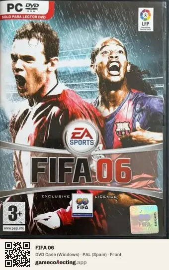 FIFA 06 Computer, Spain box front