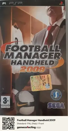 Football Manager Handheld 2009 PlayStation Portable, Italy box front
