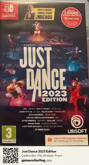 Just Dance 2023 Edition Nintendo Switch, France box front