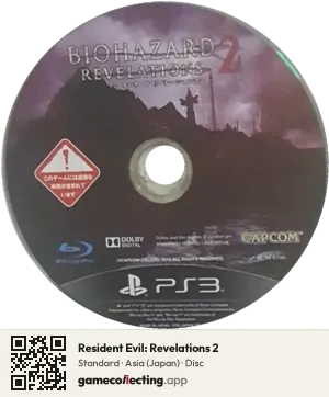 Resident Evil: Revelations 2 PlayStation 3, Asia disc