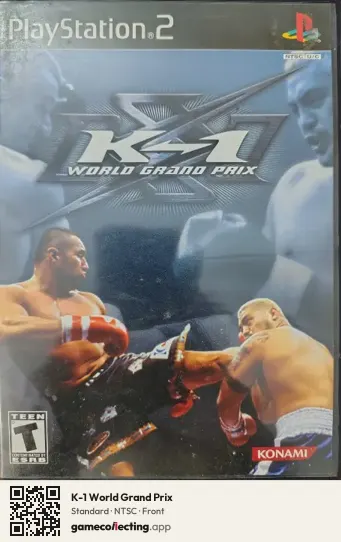 K-1 World Grand Prix PlayStation 2, NTSC box front
