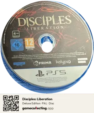 Disciples: Liberation PlayStation 5, PAL disc