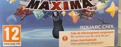 World of Final Fantasy Maxima, the PEGI square on its front