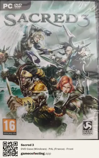 Sacred 3 Computer, France box front