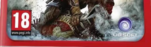 Assassin's Creed III, the PEGI square on its front