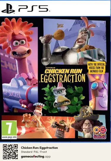 Chicken Run: Eggstraction PlayStation 5, PAL box front