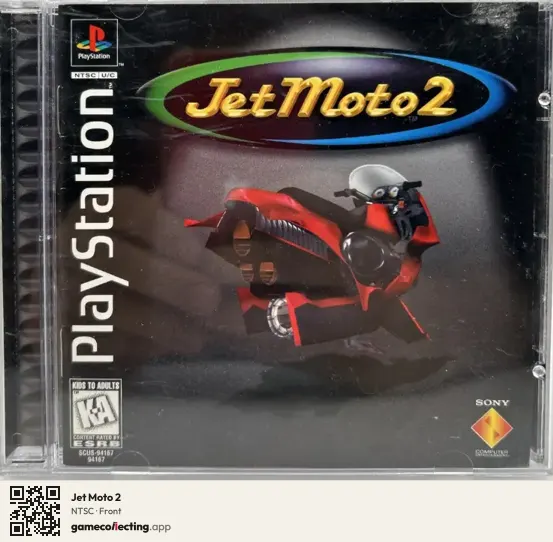 Jet Moto 2 PlayStation, NTSC box front