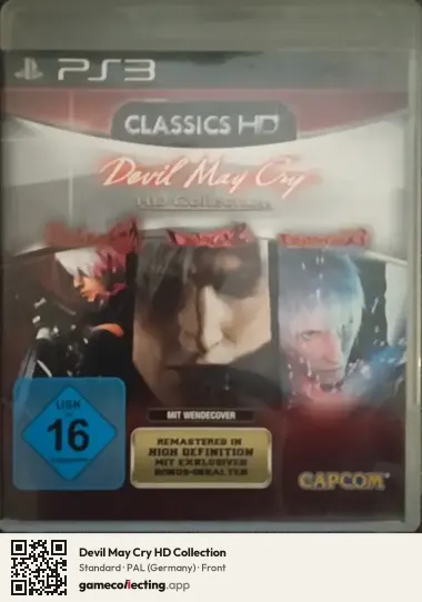 Devil May Cry HD Collection PlayStation 3, Germany box front