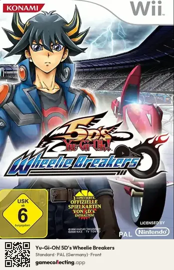 Yu-Gi-Oh! 5D's Wheelie Breakers Nintendo Wii, Germany box front