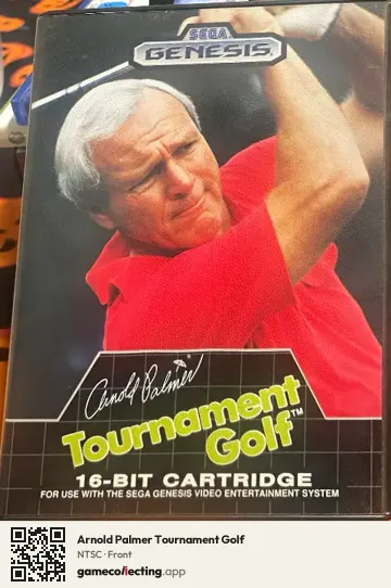 Arnold Palmer Tournament Golf Sega Mega Drive / Genesis, NTSC box front